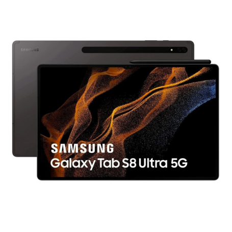 Samsung Galaxy Tab S8 Ultra 5G X906 12 Go / 256 Go Graphite - Non EU - Neuf